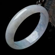 糯冰种缅甸翡翠手镯（57.8mm）