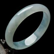 冰种晴水缅甸翡翠手镯（58.1mm）