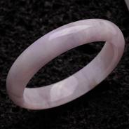 糯冰种紫罗兰缅甸翡翠手镯（57.9mm）