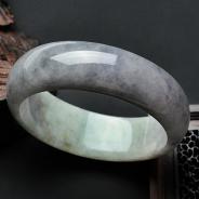 细糯种紫罗兰缅甸翡翠手镯（58.4mm）