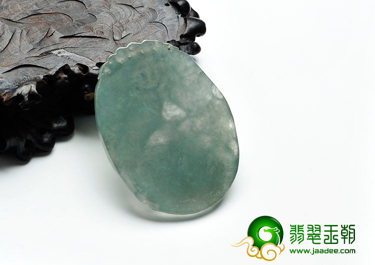 冰种晴水缅甸翡翠独占鳌头挂件