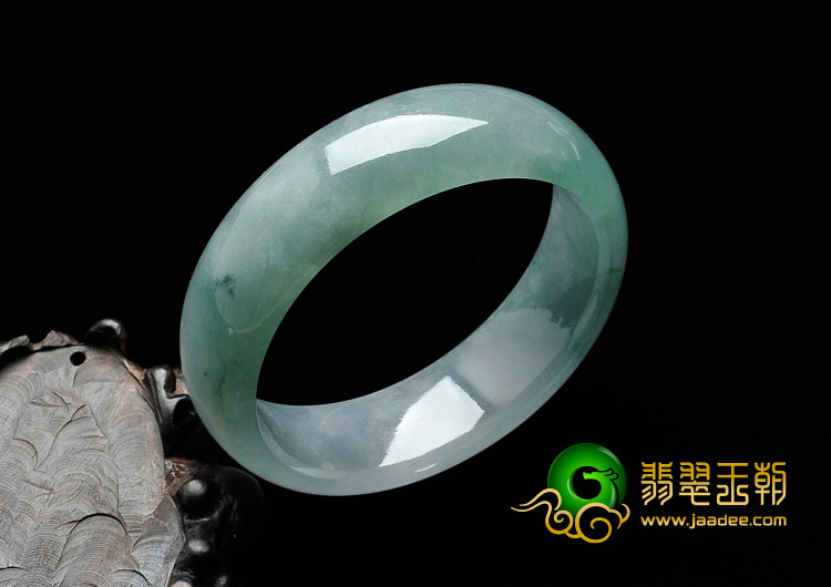 冰种晴水缅甸翡翠手镯（56mm）