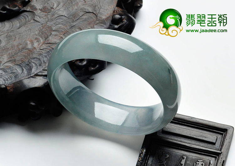 冰种晴水缅甸翡翠手镯（56mm）