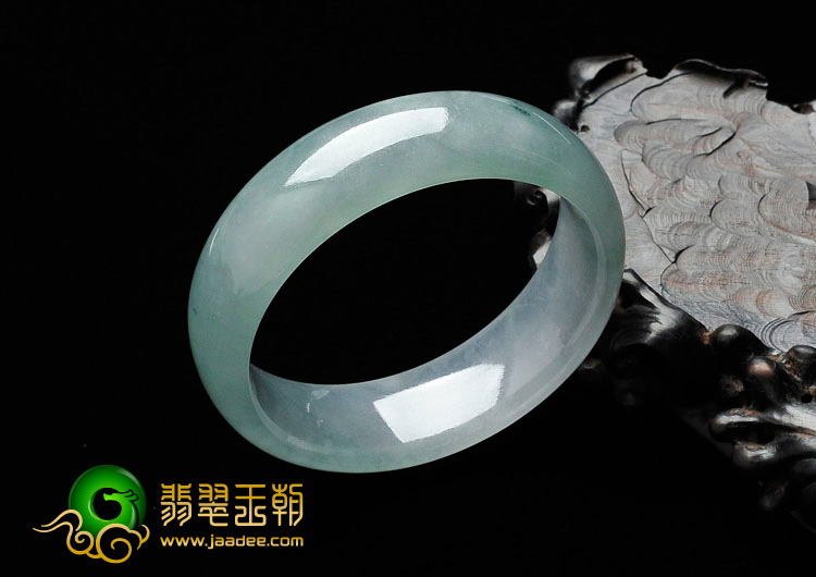 冰种晴水缅甸翡翠手镯（56mm）