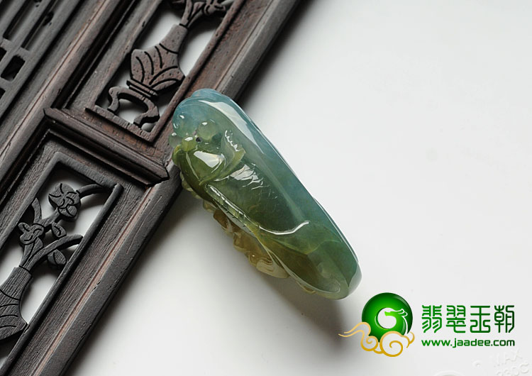 冰种晴水黄翡缅甸翡翠金玉满堂挂件
