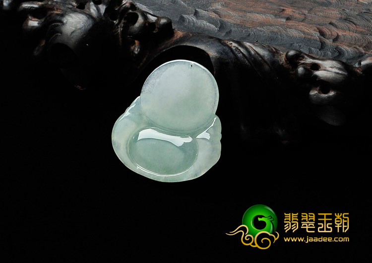 冰种晴水缅甸翡翠玉佛挂件