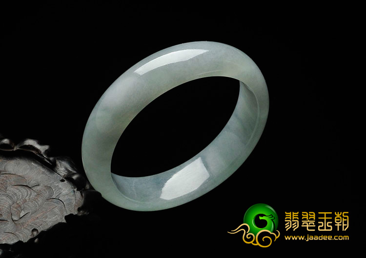 冰种晴水缅甸翡翠手镯（55.8mm）