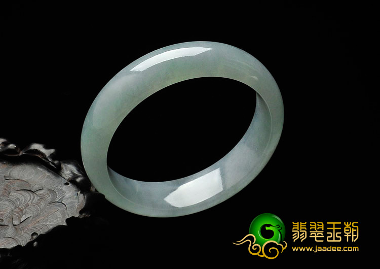 冰种晴水缅甸翡翠手镯（55.8mm）