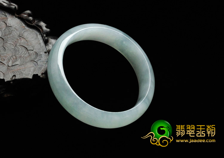 冰种晴水缅甸翡翠手镯（55.8mm）