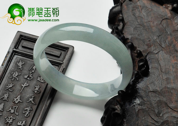 冰种晴水缅甸翡翠手镯（55.4mm）