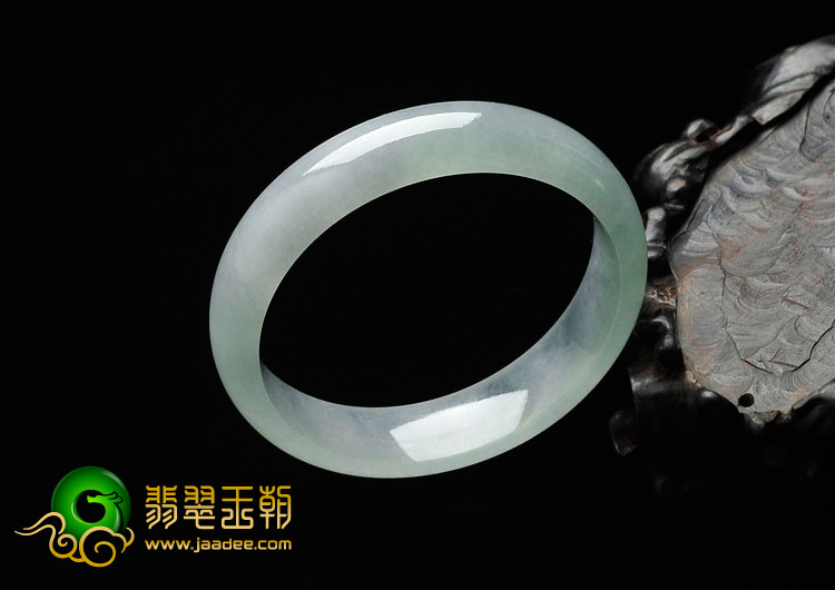 冰种晴水缅甸翡翠手镯（55.4mm）