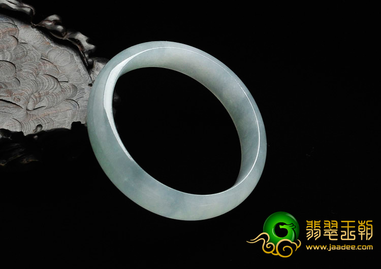 冰种晴水缅甸翡翠手镯（55.4mm）