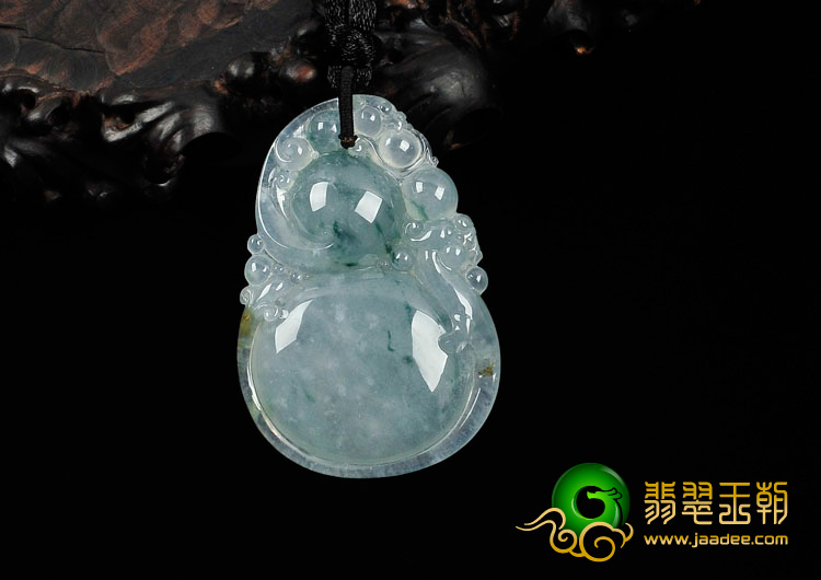 (超值推荐)冰种飘花缅甸翡翠福禄寿挂件