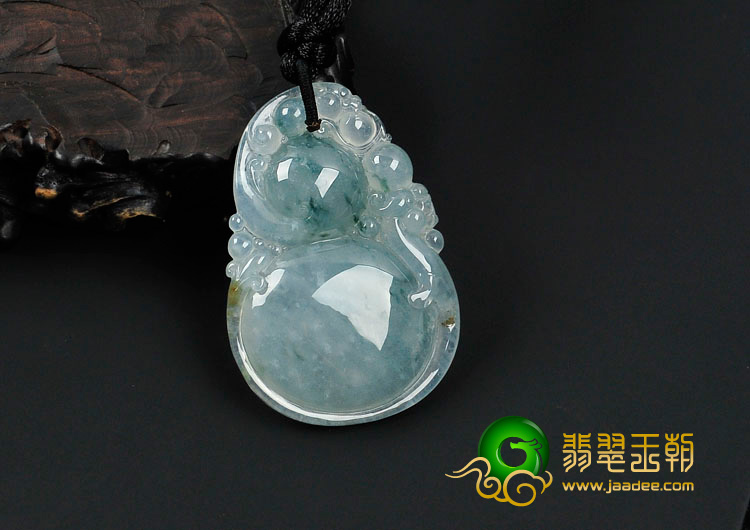 (超值推荐)冰种飘花缅甸翡翠福禄寿挂件