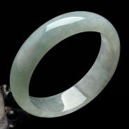 冰种晴水缅甸翡翠手镯（57.9mm）