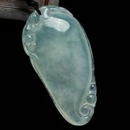 冰种晴水缅甸翡翠福瓜挂件