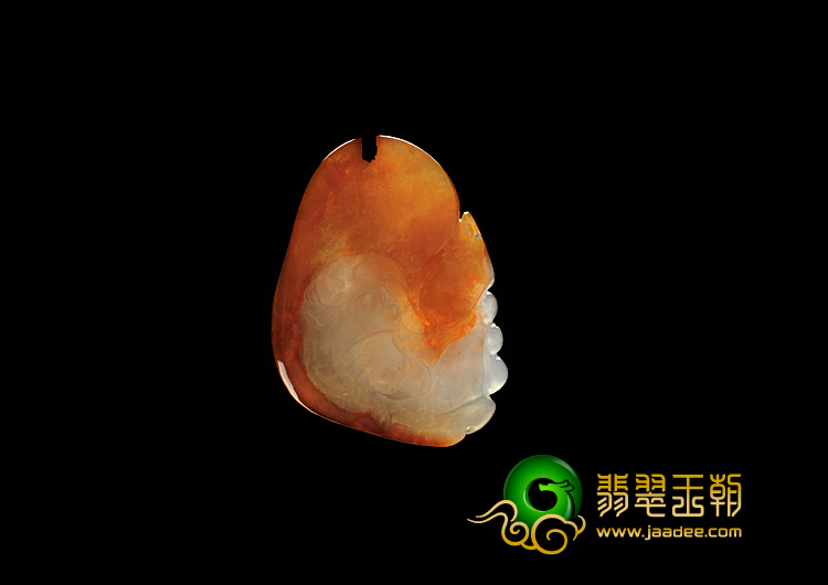 冰种红黄翡缅甸翡翠年年有余挂件
