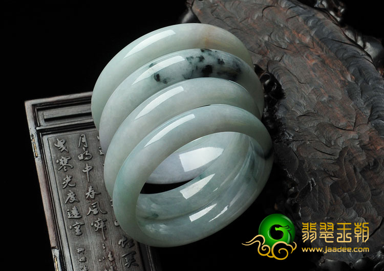 糯冰种晴水紫罗兰飘花缅甸翡翠手镯（一批走）