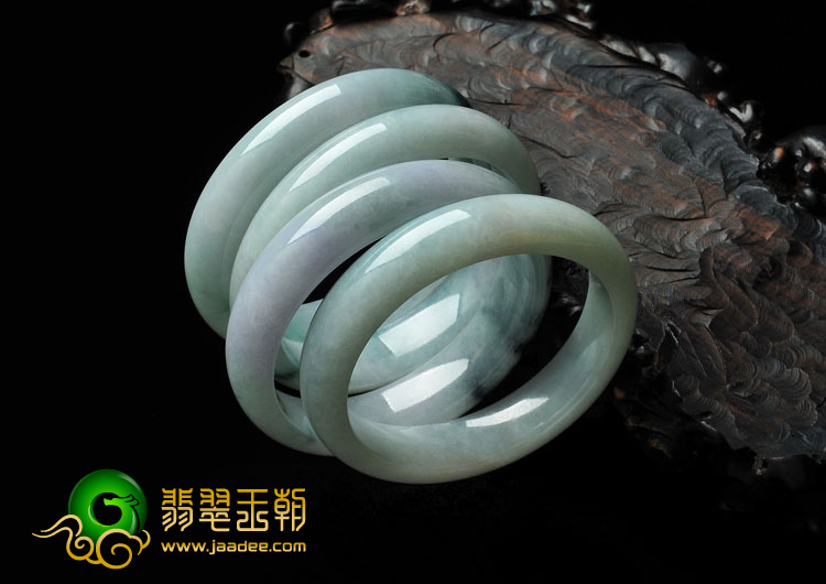 糯冰种晴水紫罗兰飘花缅甸翡翠手镯（一批走）