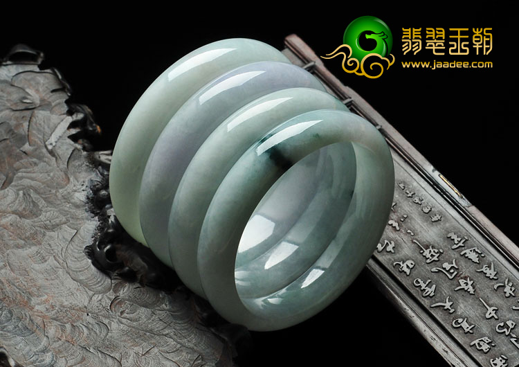 糯冰种晴水紫罗兰飘花缅甸翡翠手镯（一批走）