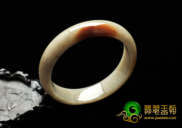 细糯种黄翡缅甸翡翠手镯（58mm）