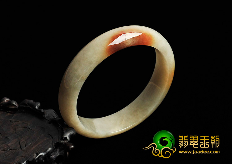 细糯种黄翡缅甸翡翠手镯（58mm）