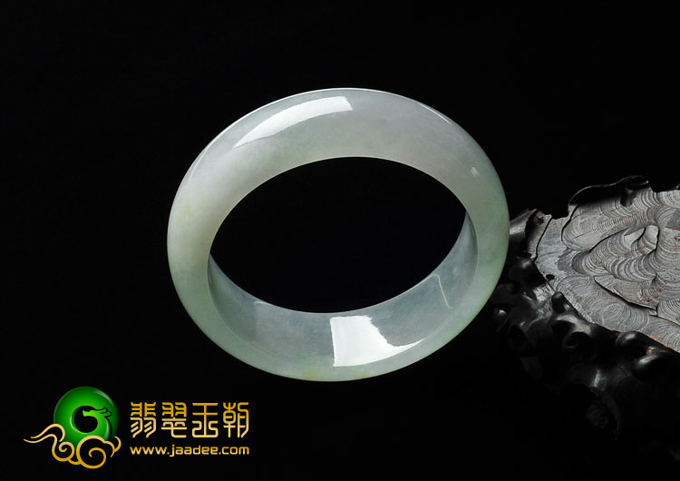 冰种晴水缅甸翡翠手镯（49.5mm）