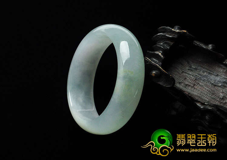 冰种晴水缅甸翡翠手镯（49.5mm）