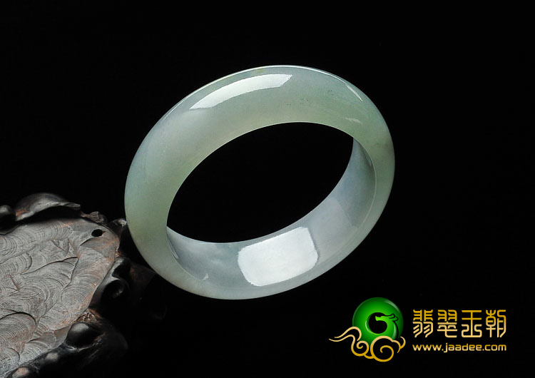 冰种晴水缅甸翡翠手镯（49.5mm）