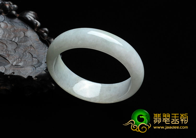 糯冰种晴水缅甸翡翠A货手镯（55.4mm）