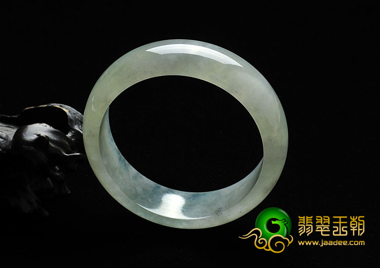 冰种晴水缅甸翡翠A货手镯（56.1mm）