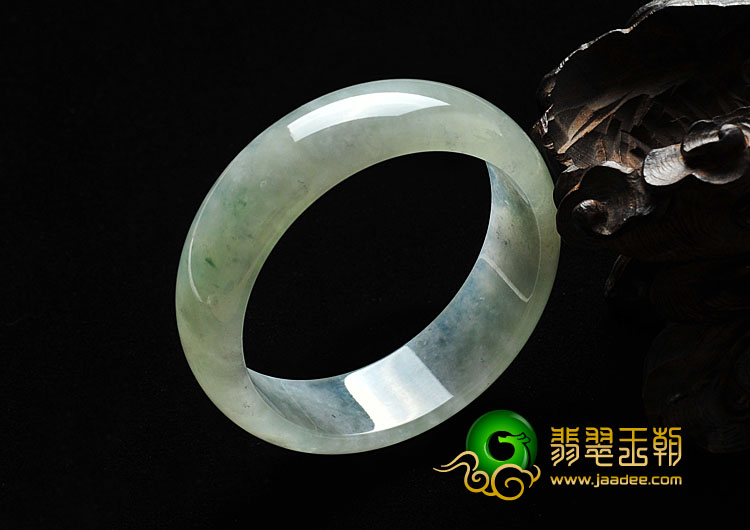 冰种晴水缅甸翡翠A货手镯（56.1mm）