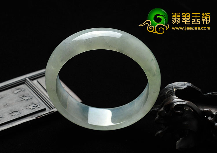冰种晴水缅甸翡翠A货手镯（56.1mm）