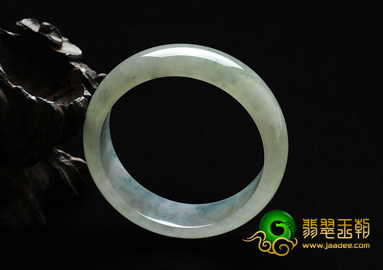 冰种晴水缅甸翡翠A货手镯（56.1mm）