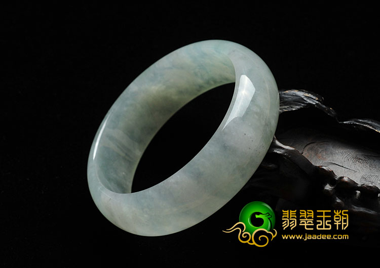 冰种晴水缅甸翡翠A货手镯（56.1mm）