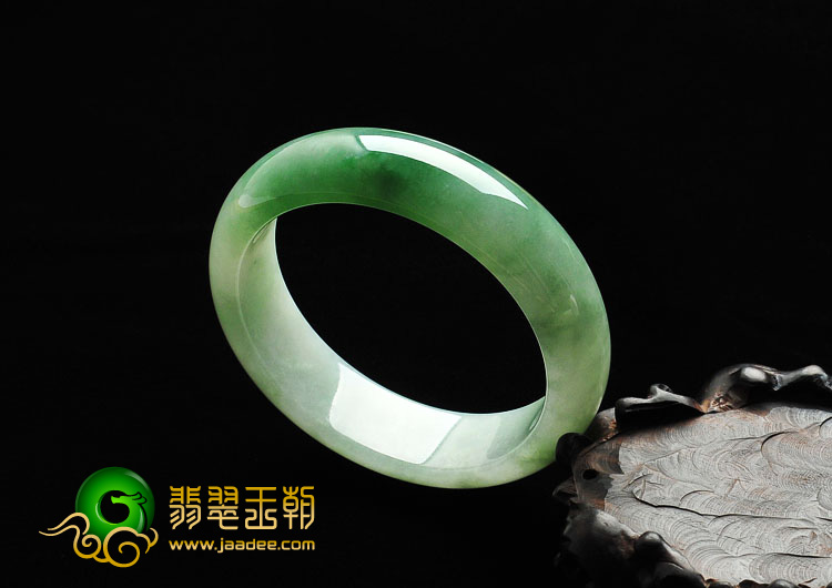 冰种晴水缅甸翡翠A货手镯（56.7mm）