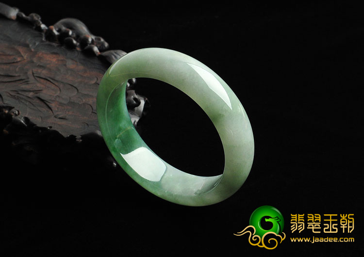 冰种晴水缅甸翡翠A货手镯（56.7mm）