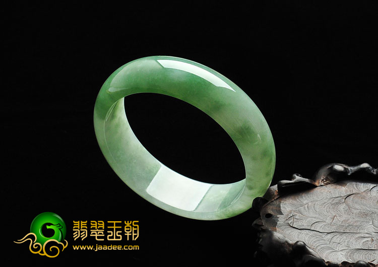 冰种晴水缅甸翡翠A货手镯（58.9mm）