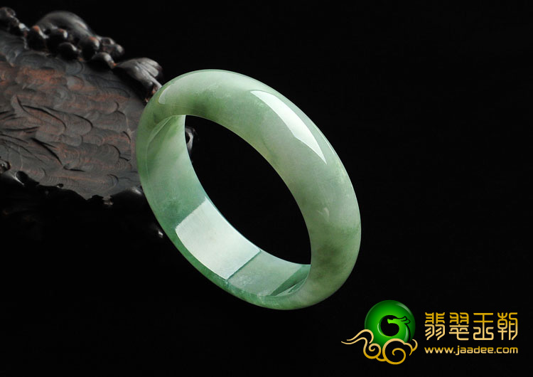 冰种晴水缅甸翡翠A货手镯（58.9mm）
