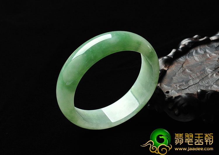 冰种晴水缅甸翡翠A货手镯（58.9mm）