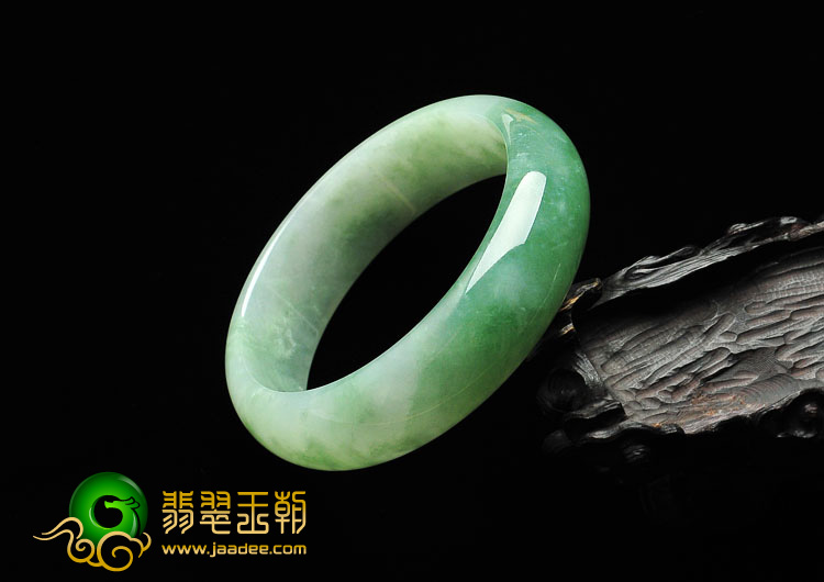 冰种晴水缅甸翡翠A货手镯（58.9mm）