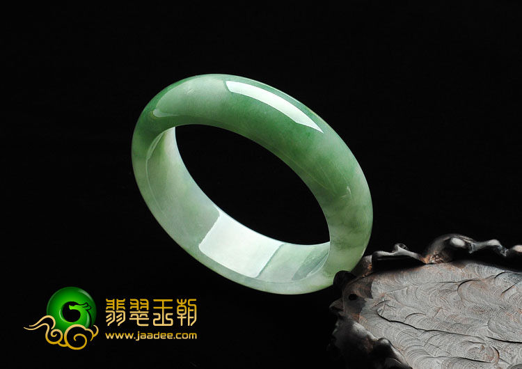 冰种晴水缅甸翡翠A货手镯（58.8mm）