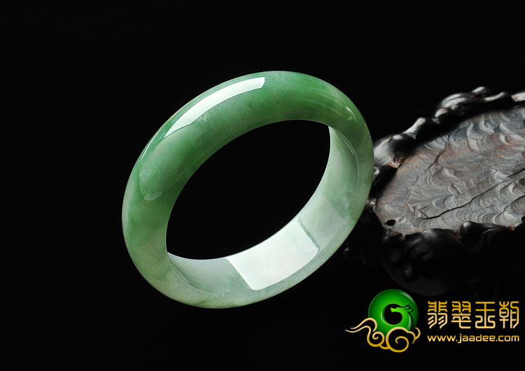 冰种晴水缅甸翡翠A货手镯（58.8mm）