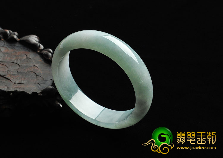 糯冰种晴水缅甸翡翠A货手镯（57.4mm）