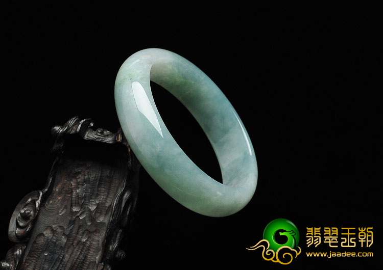 糯冰种晴水缅甸翡翠A货手镯（57.4mm）