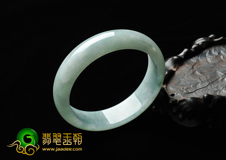 糯冰种晴水缅甸翡翠A货手镯（60.3mm）