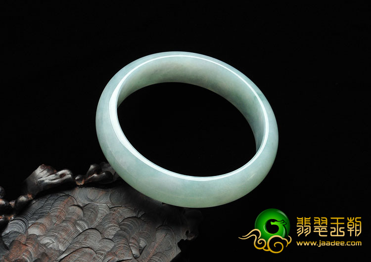 糯冰种晴水缅甸翡翠A货手镯（60.3mm）