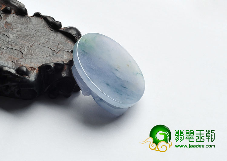 冰种紫罗兰飘花缅甸翡翠A货虎虎生威挂件