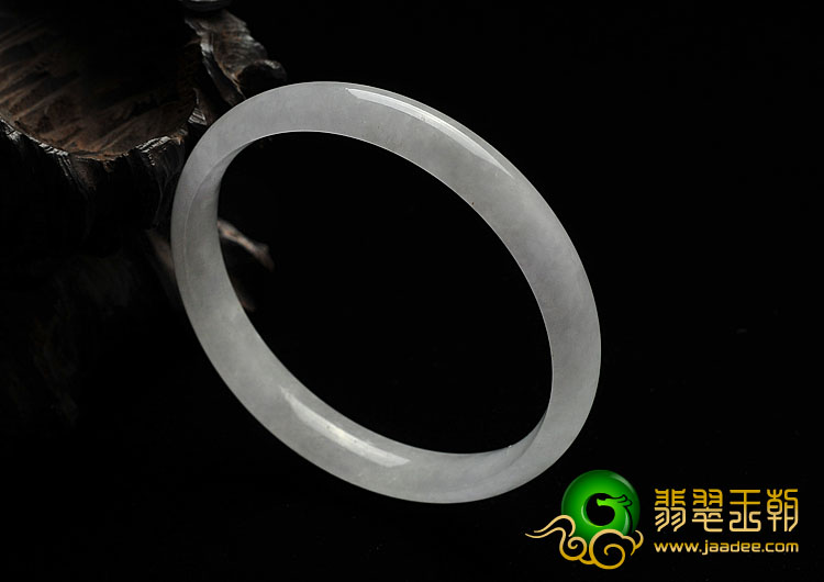 糯冰种缅甸翡翠A货手镯（52.3mm）