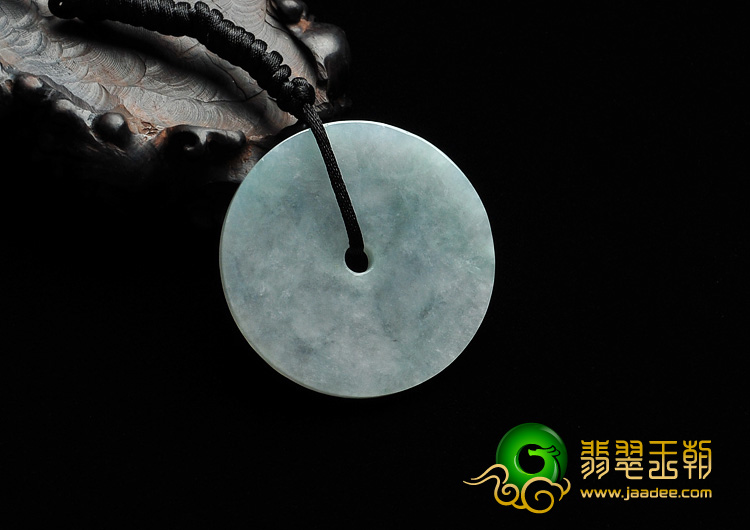 糯冰种晴水缅甸翡翠A货平安扣挂件
